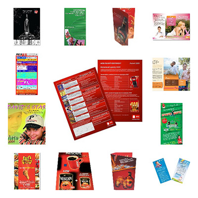 Рекламные флаеры, листовки, буклеты.