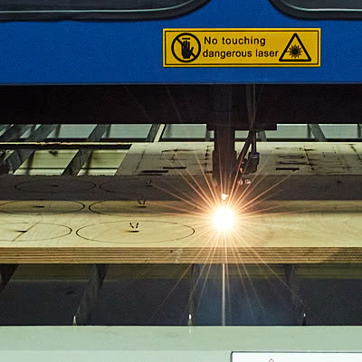 Лазерная порезка.