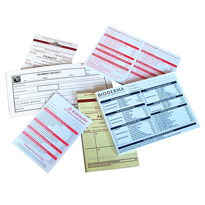 Полиграфическая продукция с нумерацией.